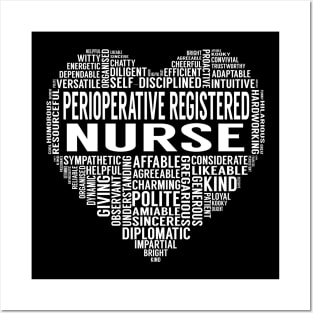 Perioperative Registered Nurse Heart Posters and Art